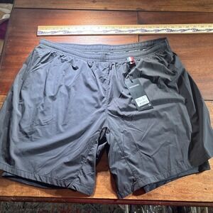 Rossignal Men's Trail Shorts NWT. Black. Lined.